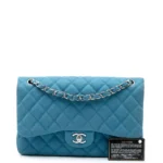 Jumbo Classic Caviar Double Flap Shoulder Bag Thumbnail 2