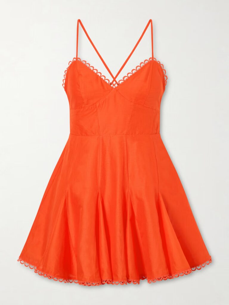 Marlene Guipure Mini Dress Full Size Image 3