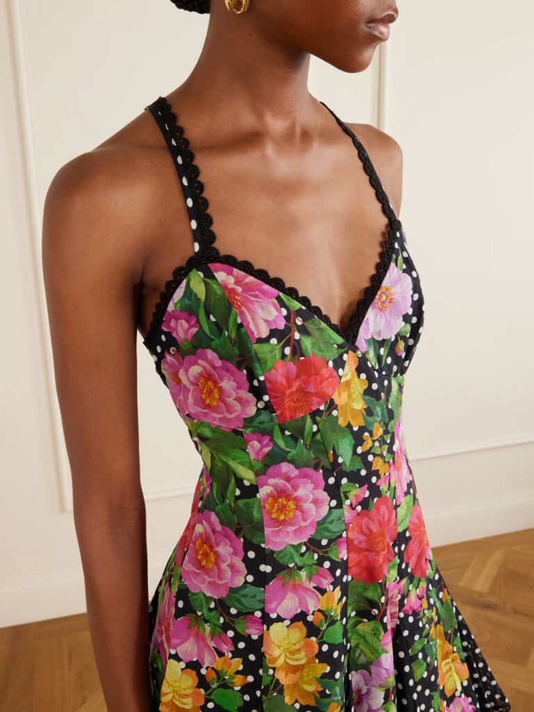 Rosela Floral-print Mini Dress Full Size Image 2