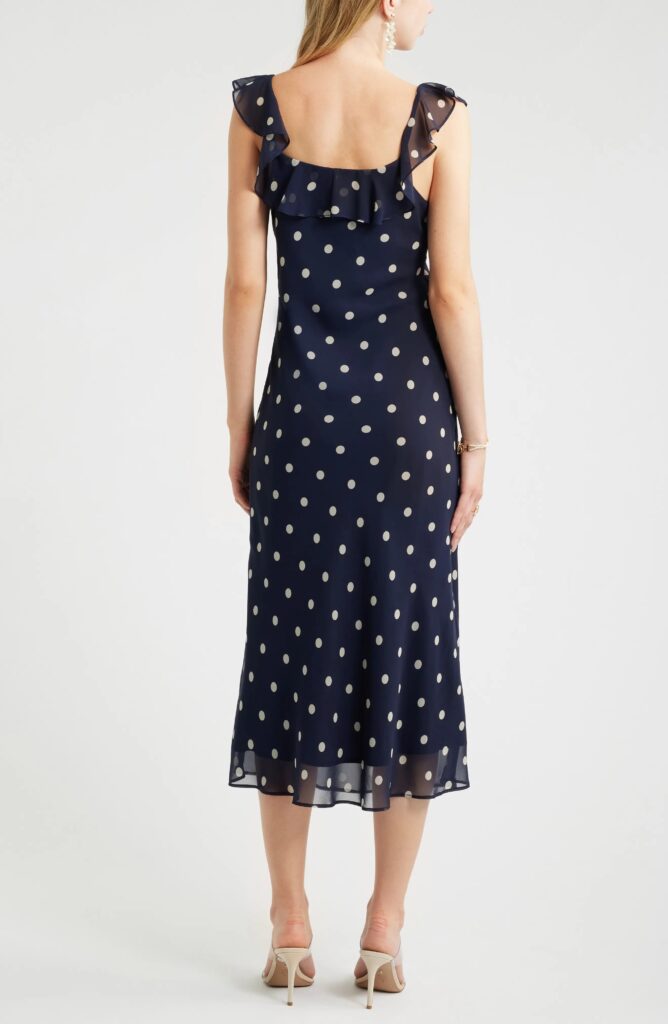 Ruffle Midi Dress Full Size Image 3