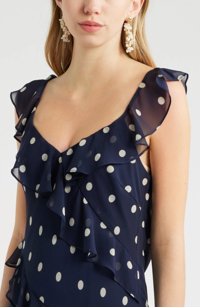 Ruffle Midi Dress Full Size Image 5
