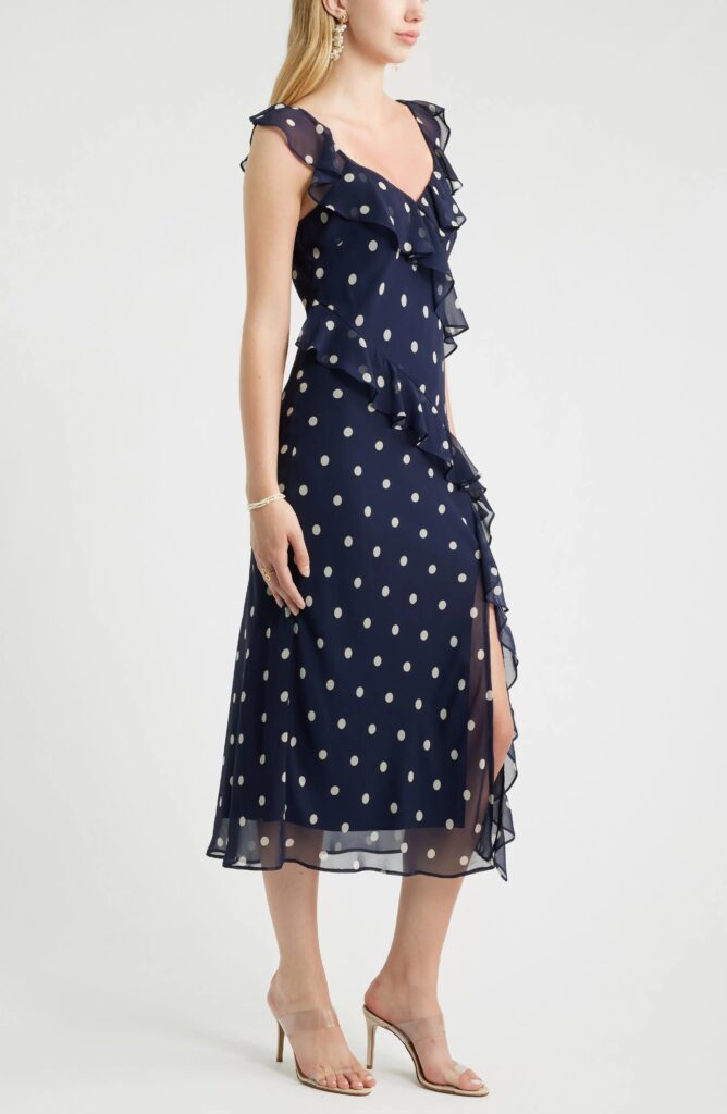 Ruffle Midi Dress Full Size Image 2