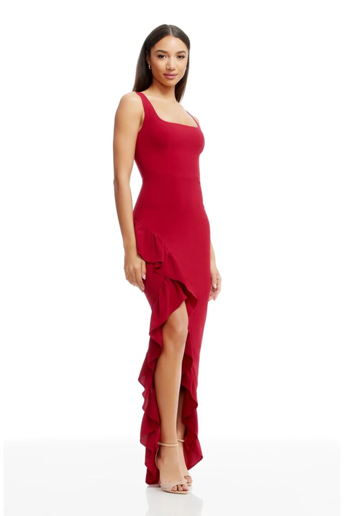 Charlene Ruffle Gown Full Size Image 3