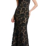 Lorena Applique Mermaid Gown Thumbnail 1
