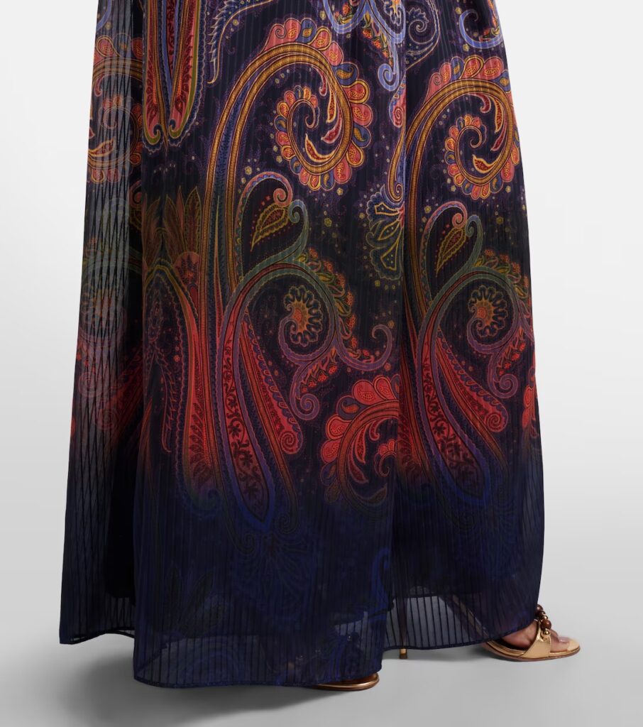 Paisley Maxi Dress Full Size Image 5