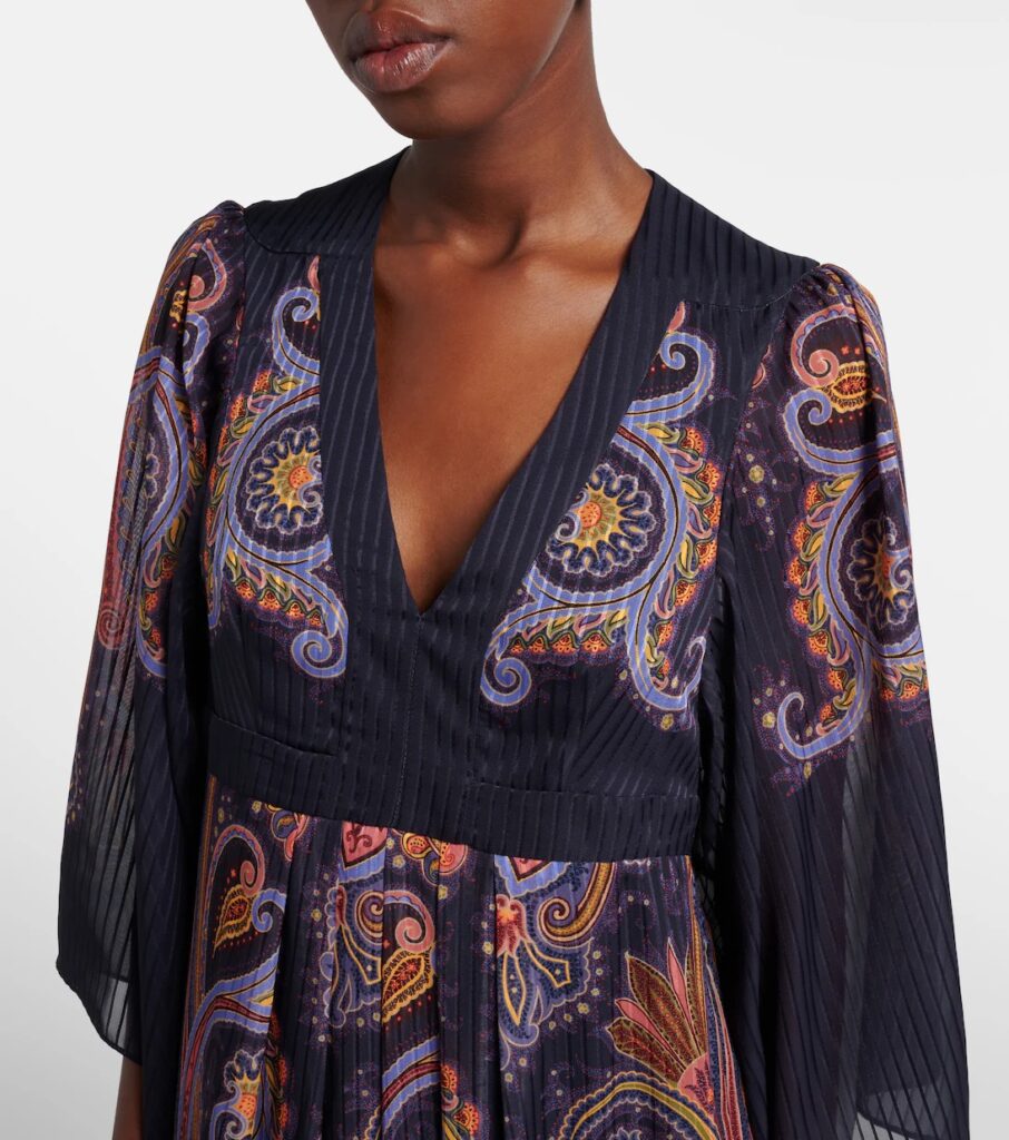 Paisley Maxi Dress Full Size Image 3