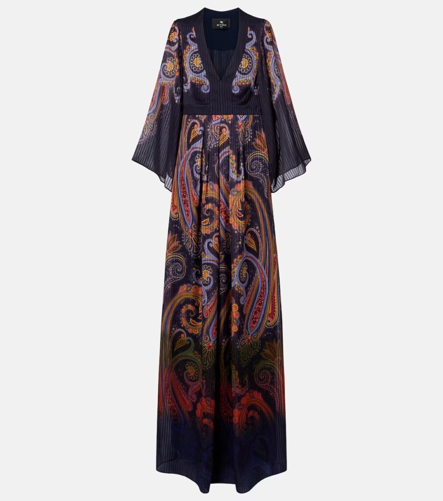 Paisley Maxi Dress Full Size Image 2