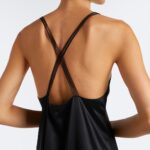 Lace-trimmed Silk Slip Dress Thumbnail 6