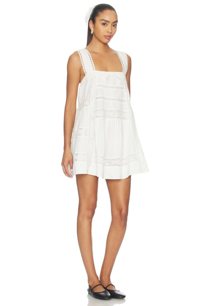 Breezy Cotton Mini Dress Full Size Image 4