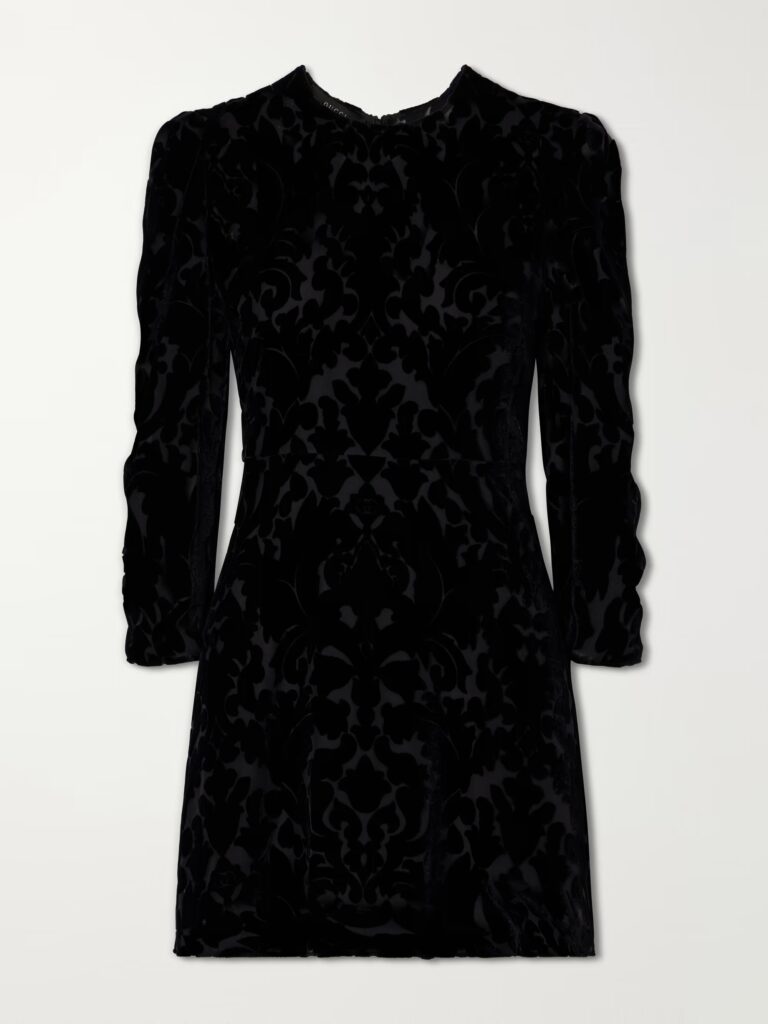 Devore-velvet Mini Dress Full Size Image 2
