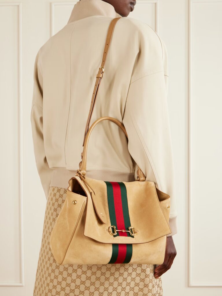 Paparazzo Medium Suede Shoulder Bag Full Size Image 7
