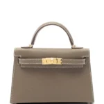 2026 Mini Kelly II Etoupe Shoulder Bag Thumbnail 1