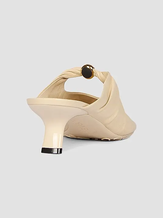 Pebble Leather Mules Full Size Image 3