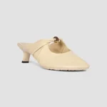Pebble Leather Mules Thumbnail 4