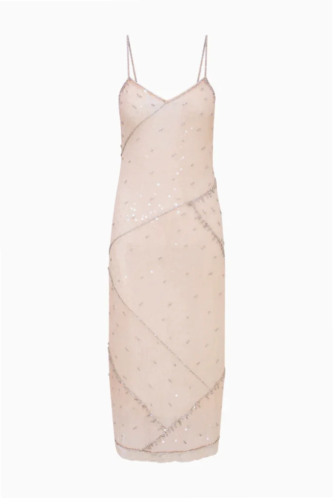 Adarine Sequin Maxi Dress Full Size Image 3