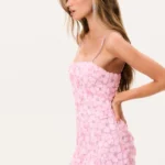 Aleria Hand-Beaded Sequin Mini Dress Thumbnail 4
