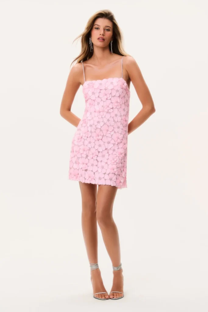 Aleria Hand-Beaded Sequin Mini Dress Full Size Image 1