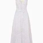 Aurela Floral Cotton Midi Dress Thumbnail 3
