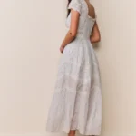 Aurela Floral Cotton Midi Dress Thumbnail 4