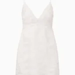 Becklyn Eyelet Linen Mini Dress Thumbnail 3