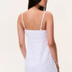 Becklyn Eyelet Linen Mini Dress Thumbnail 4
