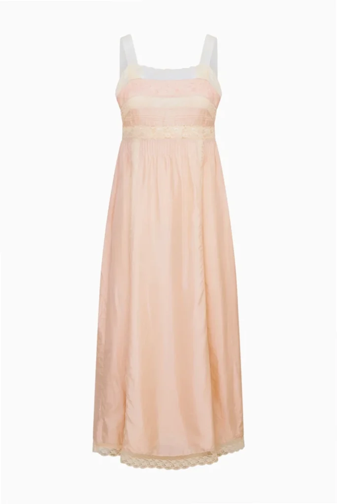 Cerys Silk Lace-trimmed Maxi Dress Full Size Image 4