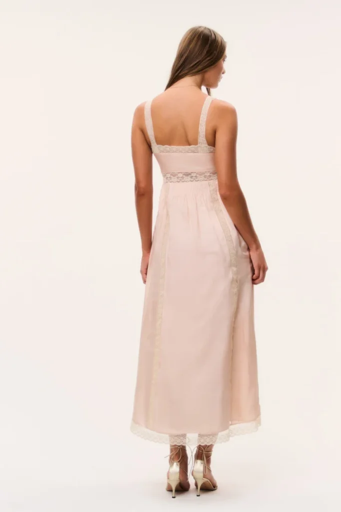 Cerys Silk Lace-trimmed Maxi Dress Full Size Image 5