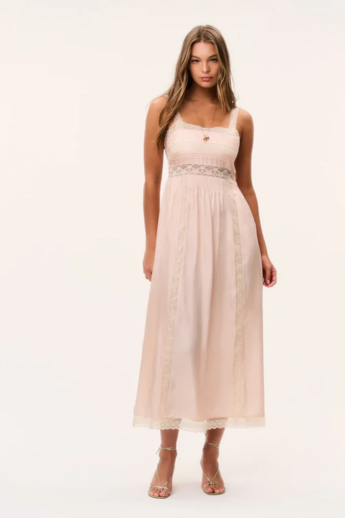 Cerys Silk Lace-trimmed Maxi Dress Full Size Image 6