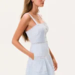Charlize Cotton Mini Dress Thumbnail 3