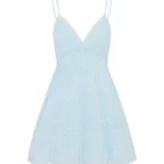 Docila Heritage Lace-Trim Cotton Mini Dress Thumbnail 3