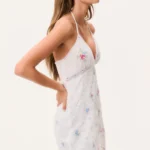 Elira Embroidered Patchwork Mini Dress Thumbnail 5