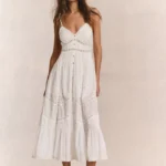 Esilda Heritage Cotton Midi Dress Thumbnail 1