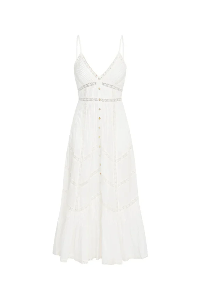 Esilda Heritage Cotton Midi Dress Full Size Image 5