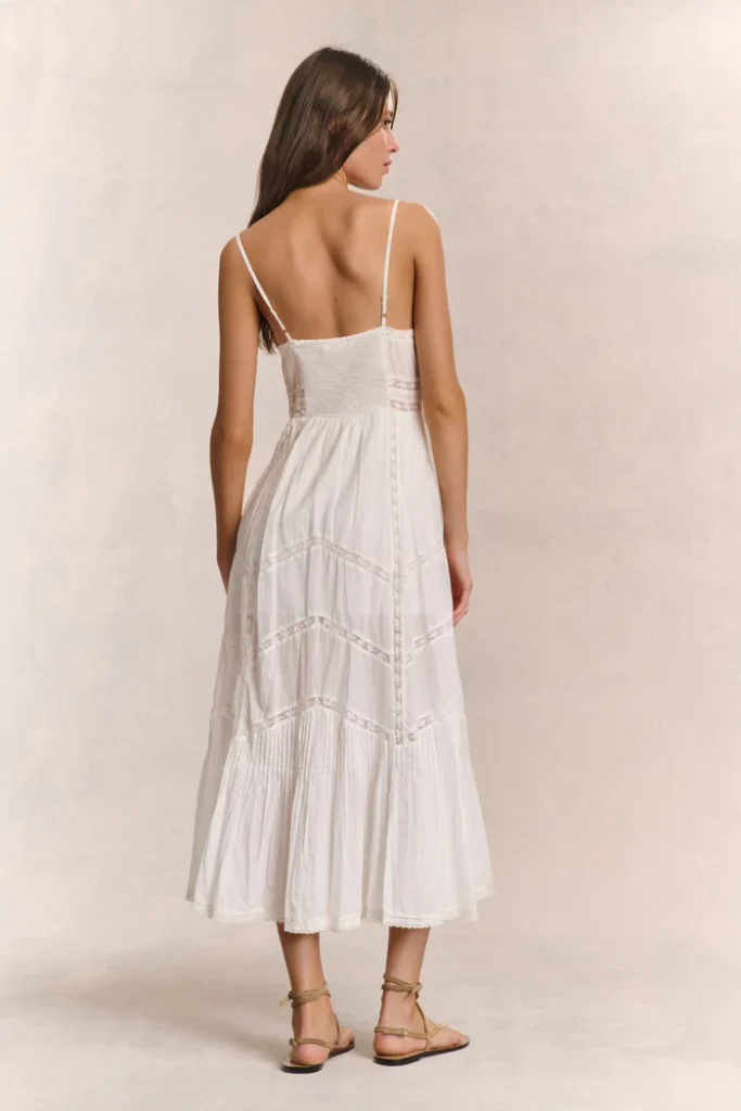 Esilda Heritage Cotton Midi Dress Full Size Image 2