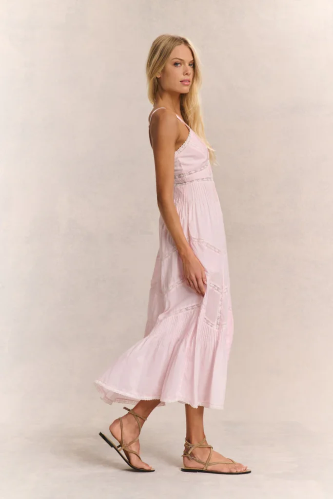 Esilda Heritage Cotton Midi Dress Full Size Image 3