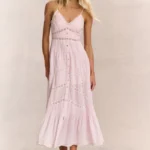 Esilda Heritage Cotton Midi Dress Thumbnail 1