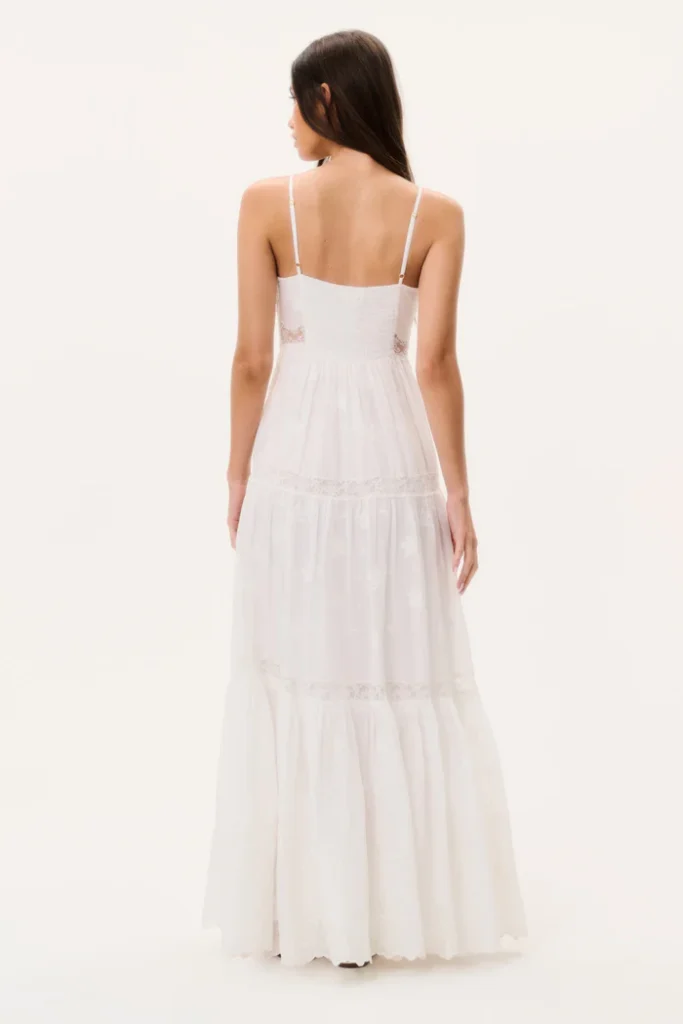 Espa Lace-trimmed Maxi Dress Full Size Image 2