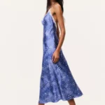Evania Star Print Midi Slip Dress Thumbnail 5