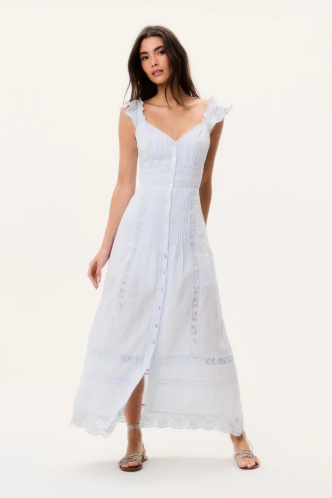 Kailette Cotton Maxi Dress Full Size Image 4