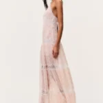 Kieva Floral Cotton-Silk Maxi Dress Thumbnail 5