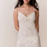 Petaline Lace Mini Dress Thumbnail 3