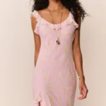 Roseline Floral Chiffon Maxi Dress Thumbnail 2