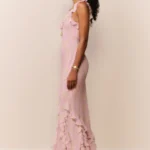 Roseline Floral Chiffon Maxi Dress Thumbnail 6