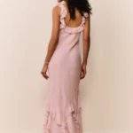 Roseline Floral Chiffon Maxi Dress Thumbnail 4