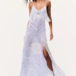 Stelline Sheer Silk Maxi Dress Thumbnail 2