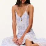 Stelline Sheer Silk Maxi Dress Thumbnail 4