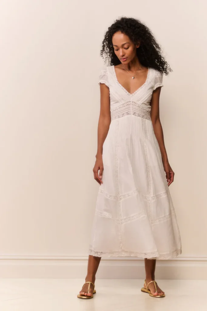 Suvi Heritage Midi Dress Full Size Image 4