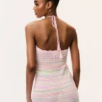 Zoa Cotton Crochet Mini Dress Thumbnail 2