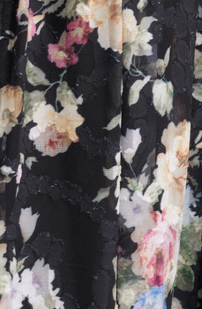 Remi Floral Corset Maxi Gown Full Size Image 3