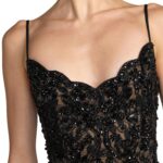 Embellished Sleeveless Sweetheart Neck Gown Thumbnail 3